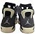 Baskets Nike Air Jordan 6 Retro Tech Chrome en daim gris Noir - vue 3