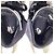 Baskets Nike Air Jordan 6 Retro Tech Chrome en daim gris Noir - vue 6