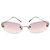 Gafas de sol sin montura Chanel CC logo con tinte rosa 4002 - vista 3