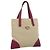 PRADA Borsa Tote Tela Camoscio Beige Viola Argento Auth hk2041 Porpora