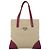 PRADA Borsa Tote Tela Camoscio Beige Viola Argento Auth hk2041 Porpora - vista 13