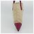PRADA Borsa Tote Tela Camoscio Beige Viola Argento Auth hk2041 Porpora - vista 3