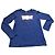T-shirt a maniche lunghe Levi's blu navy con logo multicolore