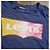 T-shirt a maniche lunghe Levi's blu navy con logo multicolore - vista 2