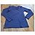 T-shirt a maniche lunghe Levi's blu navy con logo multicolore - vista 4