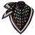 Louis Vuitton x Takashi Murakami Monogramm Multicolor Quadrat 90 Schwarz Mehrfarben