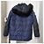 Parka Redskins con cappuccio in pelliccia blu navy e nero - vista 5