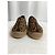 Espadrilles à semelle plate en toile marron avec imprimé léopard de Saint Laurent - vue 9