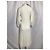 Chloé Abito midi a coste con collet Chloe in lana crema Bianco Crudo - vista 10