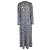 Autre Marque Rixo Elise Midi-Kleid aus Stretch-Jersey mit Blumenmuster in blauer Viskose