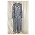 Autre Marque Rixo Elise Midi-Kleid aus Stretch-Jersey mit Blumenmuster in blauer Viskose - Ansicht 7