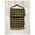 Escada Printed Fringed Scarf in Yellow Wool - view 7