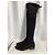 Botas Over-The-Knee Lowland de Stuart Weitzman en Ante Negro - vista 11