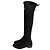 Botas Over-The-Knee Lowland de Stuart Weitzman en Ante Negro - vista 3