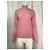 Autre Marque O suéter de gola alta Frankie Shop em algodão rosa Marrom - vista 7