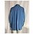 Autre Marque Camisa de manga obispo abotonada en algodón azul con botones de nácar Azul claro - vista 10