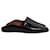 Autre Marque Malone Souliers x Deveaux Embossed Mules in Black Leather  ref.2028338