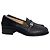 Christian Louboutin Lock Me Loafers in Black Leather