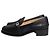 Christian Louboutin Lock Me Loafers in Black Leather - view 5