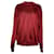Alaïa Rollkragenpullover aus roter Viskose  - Ansicht 1