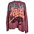 Loewe x Paula's Ibiza bedruckter Pullover aus rosa Leinen Pink