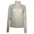 Theory Rollkragenpullover aus ivoire Kaschmir Weiß Roh
