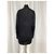 Balenciaga Turtleneck Rib Knit Sweater in Black Silk - view 10