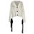 Cardigan boxy in maglia di Erdem in lana bianca