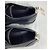 Sapatos Derby de couro preto com logo Loewe e aba no calcanhar - vista 18