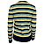 Gestreifter Rundhals-Pullover von Jason Wu aus mehrfarbiger Viskose - Ansicht 3