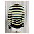 Gestreifter Rundhals-Pullover von Jason Wu aus mehrfarbiger Viskose - Ansicht 9