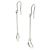 Elsa Peretti Tiffany & Co Orecchini a goccia Open Heart Tiffany - vista 2
