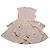 Miu Miu Seidenkleid Beige Eggshell Aus weiß