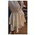 Miu Miu Seidenkleid Beige Eggshell Aus weiß - Ansicht 5