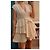 Miu Miu Seidenkleid Beige Eggshell Aus weiß - Ansicht 6