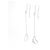 Elsa Peretti Tiffany & Co Orecchini a pendente Open Heart Tiffany - vista 2