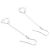 Elsa Peretti Tiffany & Co Orecchini a pendente Open Heart Tiffany - vista 3