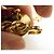 VINTAGE CHANEL GÜRTEL 1984 KETTE & VERFLOCHENES LEDER MEDAILLON T65-78 Golden - Ansicht 5