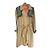 Gabardina Manoush de algodón beige