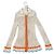 Cárdigan Sportmax de ganchillo algodón naranja turquesa Crudo