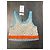 Top de ganchillo Sportmax de algodón naranja ecru turquesa Crudo - vista 4