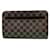 Bolsa Clutch Louis Vuitton Damier Saint N51993 Marrom Damier ebene Lona  ref.2029607