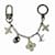 Louis Vuitton Epi Bijoux Sac Chêne Fleur de M65110 Keychain Silvery White Metal  ref.2029709