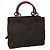PRADA Borsa a mano in nylon marrone Auth ti2669