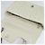 PRADA Borsa a Spalla con Catena Arricciata in Pelle Bianca Argento Auth mr992 Bianco - vista 18