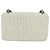 PRADA Borsa a Spalla con Catena Arricciata in Pelle Bianca Argento Auth mr992 Bianco - vista 2