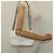 PRADA Borsa a Spalla con Catena Arricciata in Pelle Bianca Argento Auth mr992 Bianco - vista 23