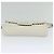 PRADA Borsa a Spalla con Catena Arricciata in Pelle Bianca Argento Auth mr992 Bianco - vista 5