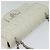 PRADA Borsa a Spalla con Catena Arricciata in Pelle Bianca Argento Auth mr992 Bianco - vista 6