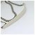 PRADA Borsa a Spalla con Catena Arricciata in Pelle Bianca Argento Auth mr992 Bianco - vista 7